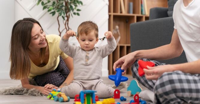 Babysitting and nursery child