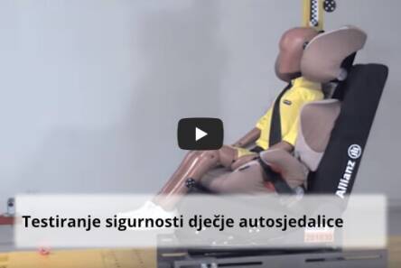 Allianz test dječje autosjedalice