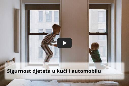 Sigurnost djeteta u kući i automobilu