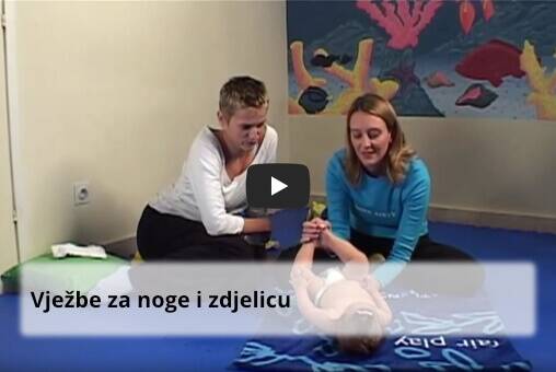 Vježbe za noge i zdjelicu za bebe - littledot