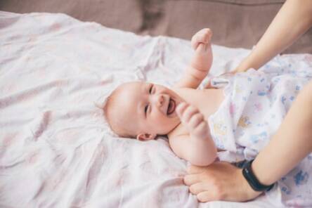 baby massage for colic relief and well bing